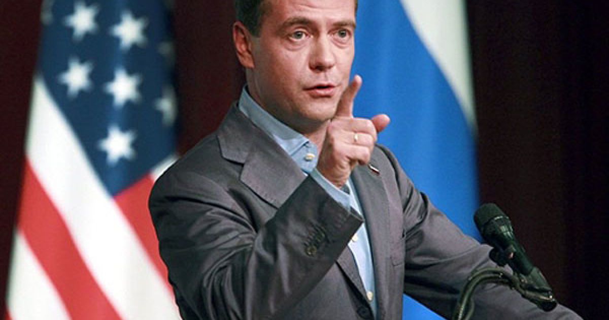 Президент Росії Дмитро Мєдвєдєв перебуває у США з "інноваційним візитом". / © AFP