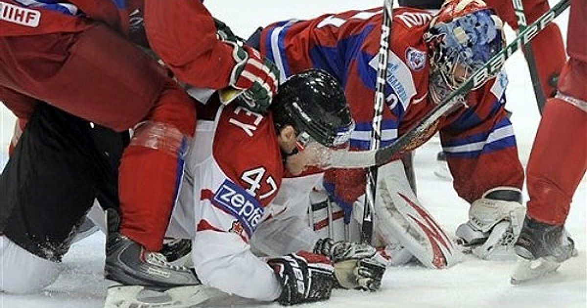 Росія розгромила Канаду на чемпіонаті світу з хокею з рахунком 5:2 і вийшла у півфінал. / © daylife.com
