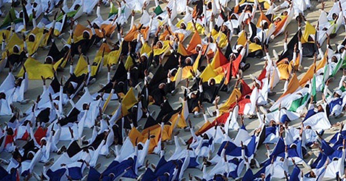 Церемонія відкриття Чемпіонату світу з футболу 2010 у Йоганнесбурзі. / © AFP