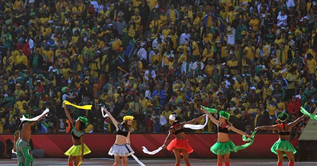 Церемонія відкриття Чемпіонату світу з футболу 2010 у Йоганнесбурзі. / © AFP