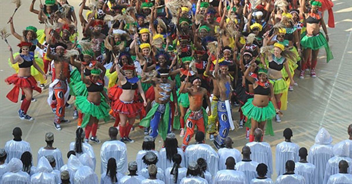 Церемонія відкриття Чемпіонату світу з футболу 2010 у Йоганнесбурзі. / © AFP