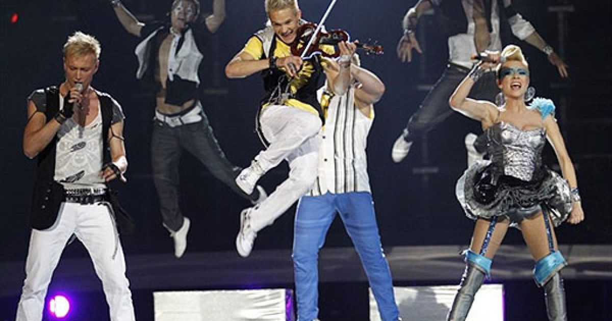Оля Тіра і "Sunstroke project" з Молдови / © AFP