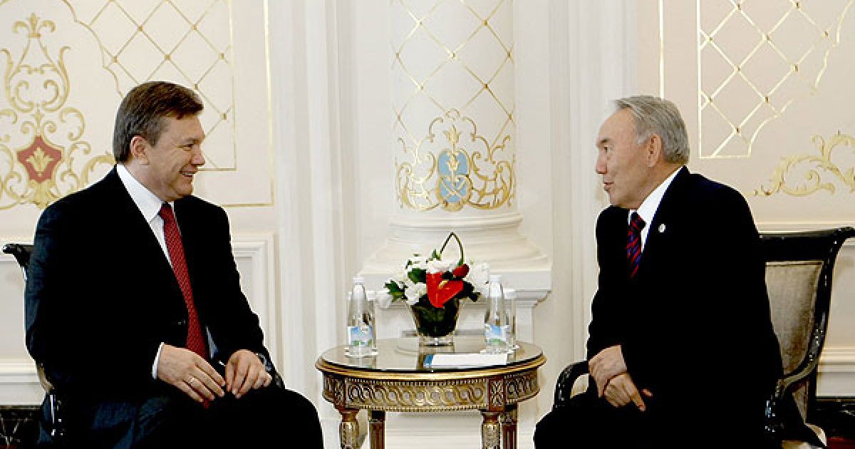 Зустріч президента України Віктора Януковича і президента Казахстану Нурсултана Назарбаєва. / © President.gov.ua