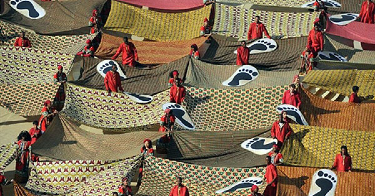 Церемонія відкриття Чемпіонату світу з футболу 2010 у Йоганнесбурзі. / © AFP