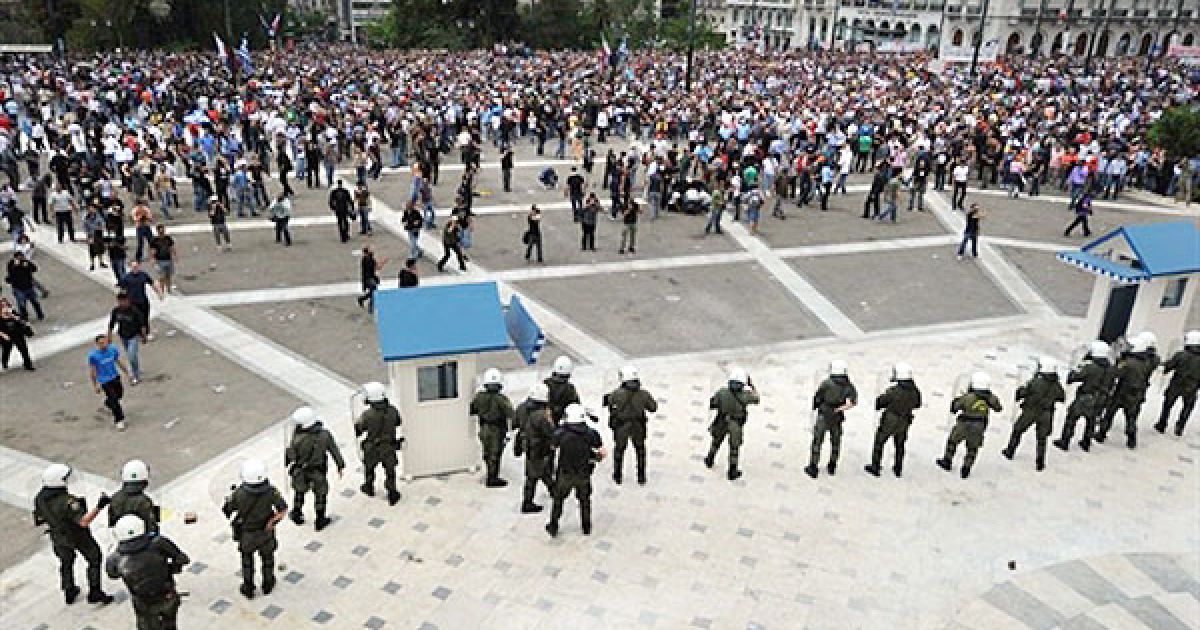 Масові мітинги і заворушення у Греції / © AFP