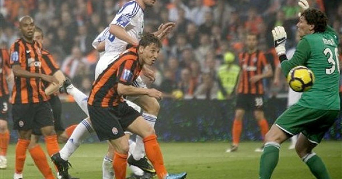 Матч між претендентами на "золото" чемпіонату України - донецьким "Шахтарем" та київським "Динамо", завершився з рахунком 1:0 на користь "гірників". / © daylife.com