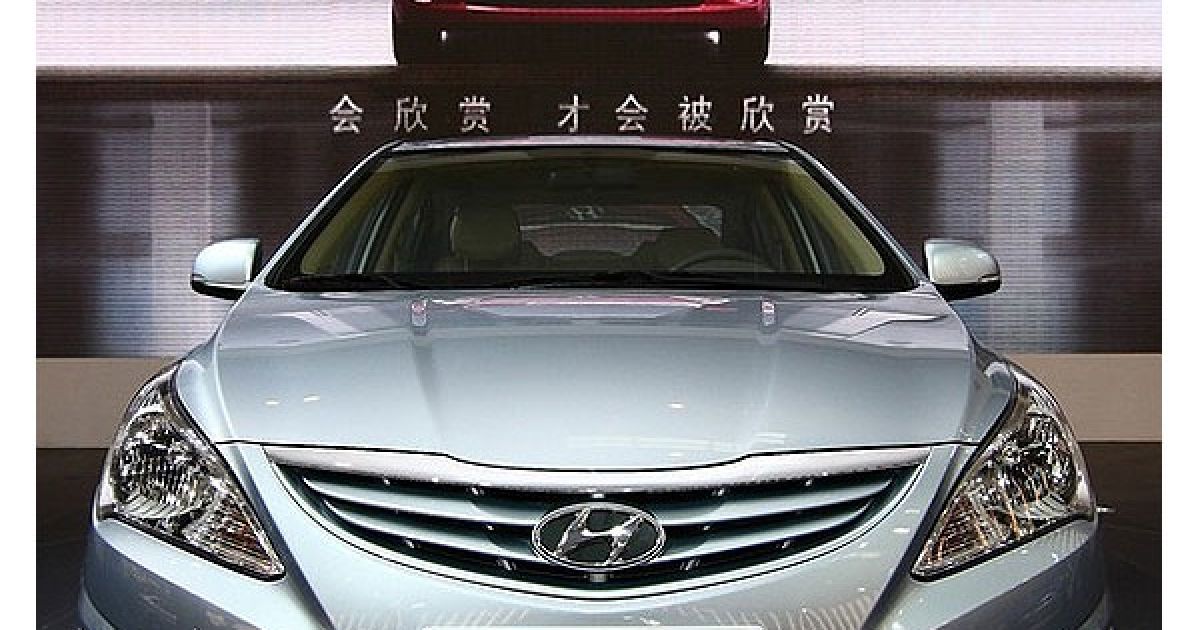 Світова прем’єра Hyundai VERNA на автосалоні у Пекіні. / © Getty Images/Fotobank