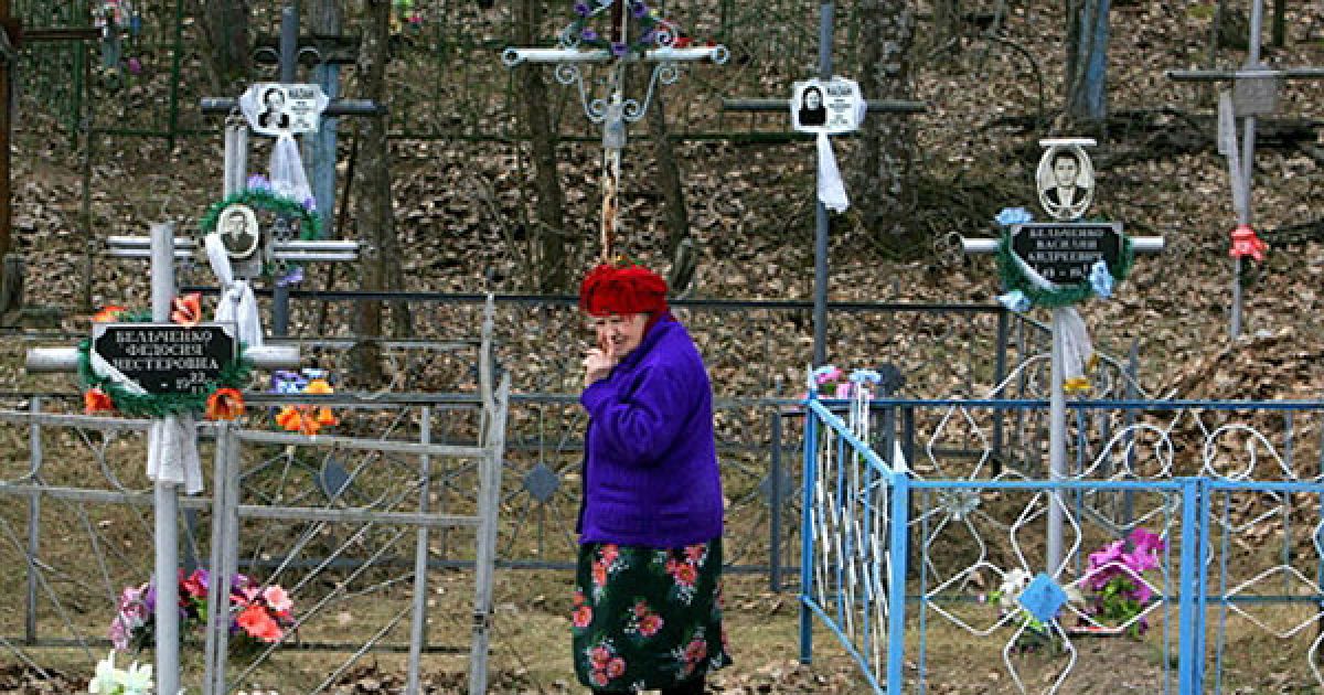 Білорусь, село Оревичі, 30-км зона. / © AFP