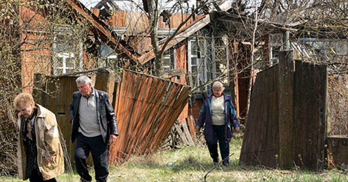 Білорусь, село Оревичі, 30-км зона. / © AFP