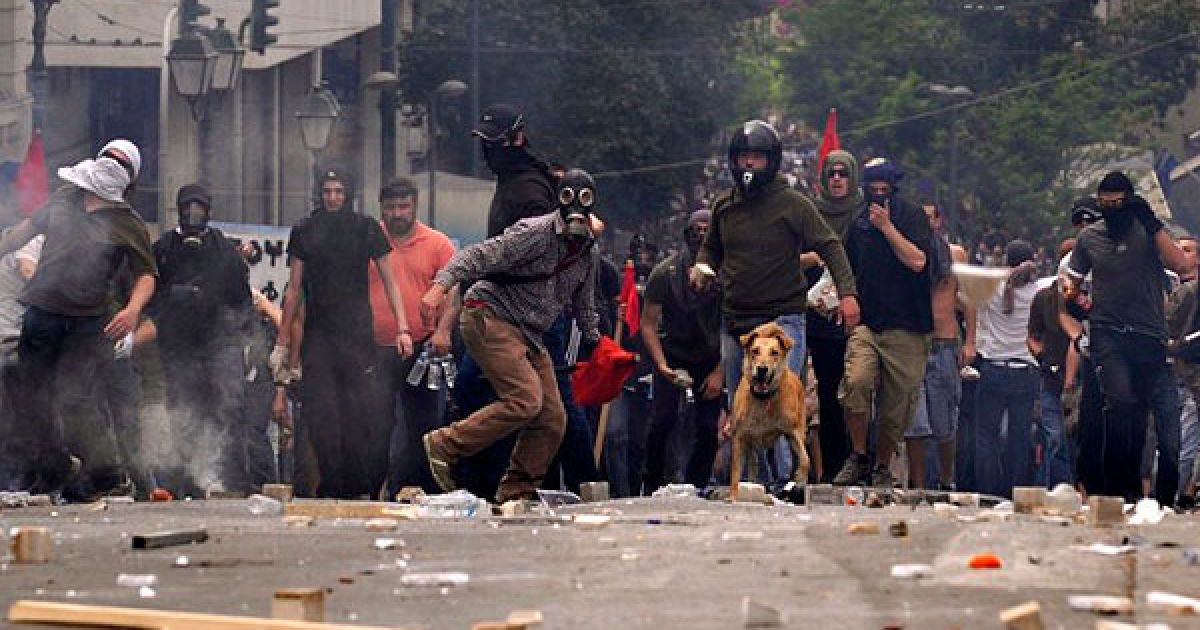 Масові мітинги і заворушення у Греції / © AFP