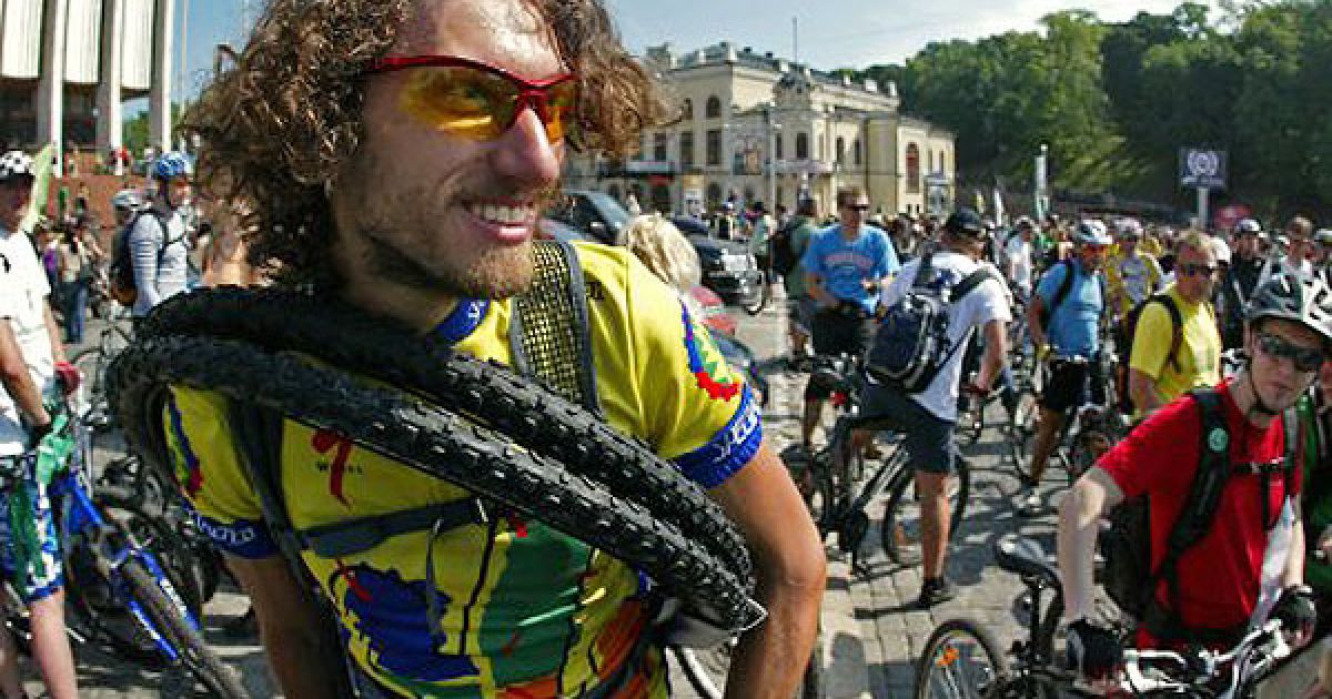 В Україні провели всеукраїнську акцію "Велодень-2010". / © УНІАН