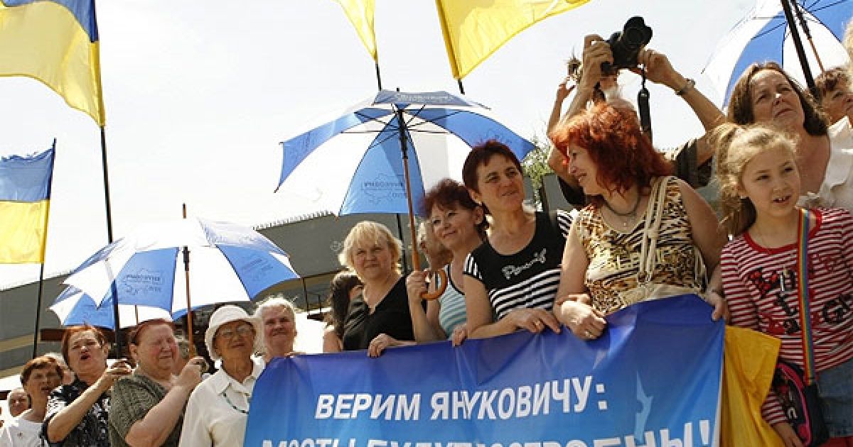 Янукович підкреслив, що буде забезпечено 100% фінансування робіт. / © President.gov.ua