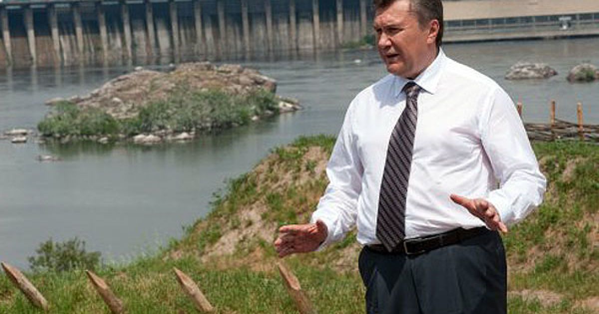 Під час відвідування Януковичем національного заповідника "Хортиця" він сказав, що Ізраїль є євпропейською країною. / © УНІАН