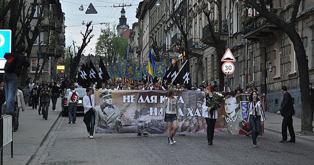 У Львові було проведено марш пам’яті воїнів дивізії "Галичина". / © Opir.Info