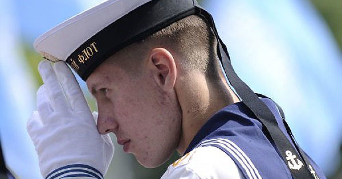 Матрос Чорноморського флоту Російської Федерації у Севастополі / © УНІАН