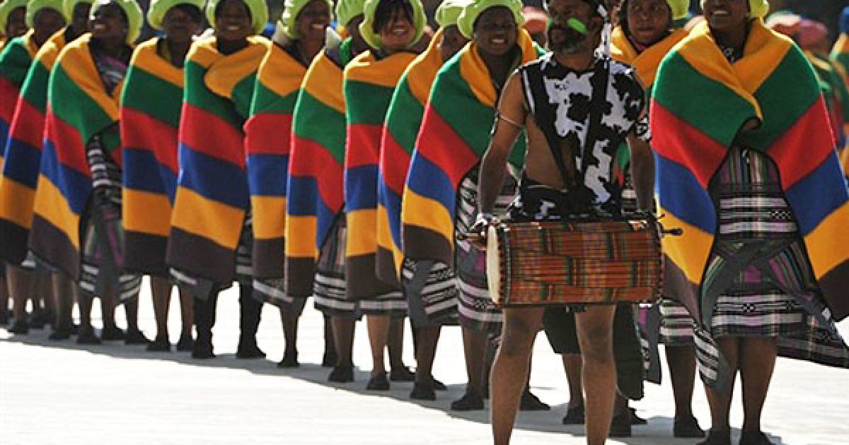 Церемонія відкриття Чемпіонату світу з футболу 2010 у Йоганнесбурзі. / © AFP