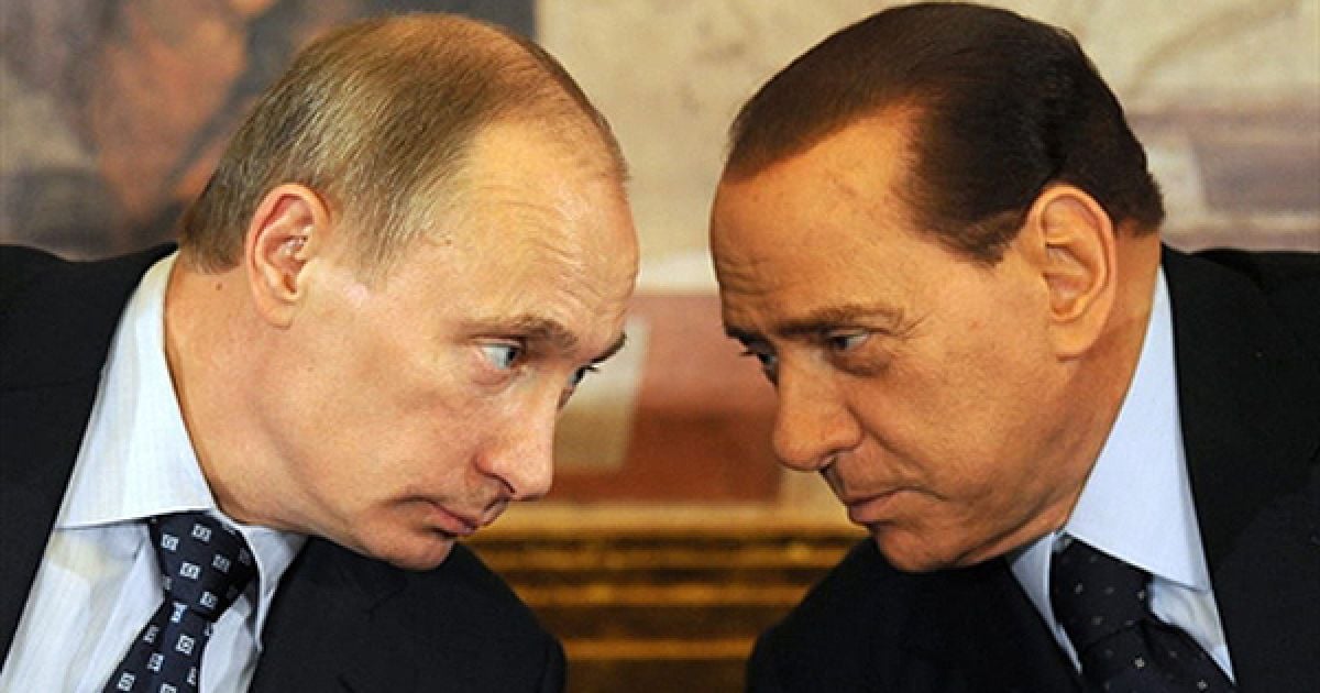 Зустріч прем’єр-міністрів РФ та Італії Володимира Путіна та Сильвіо Берлусконі у Монці, Італія. / © AFP