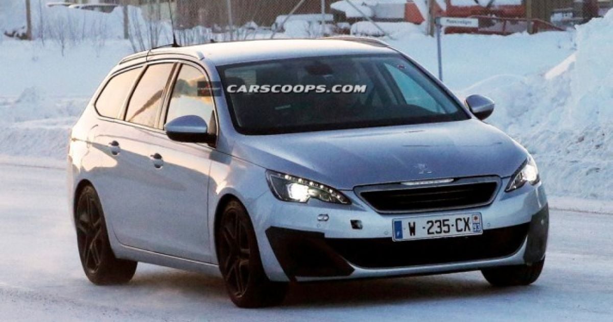 Фотошпионы подловили интересный прототип Peugeot