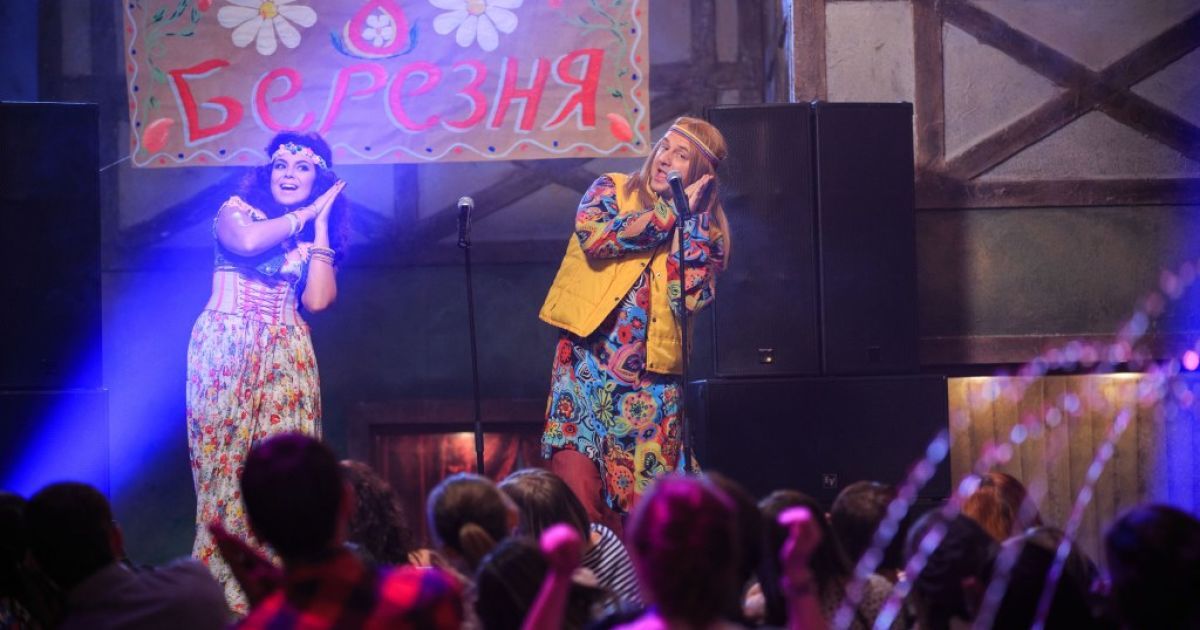 Потап и Настя на съемках мюзикла "1+1 дома"
