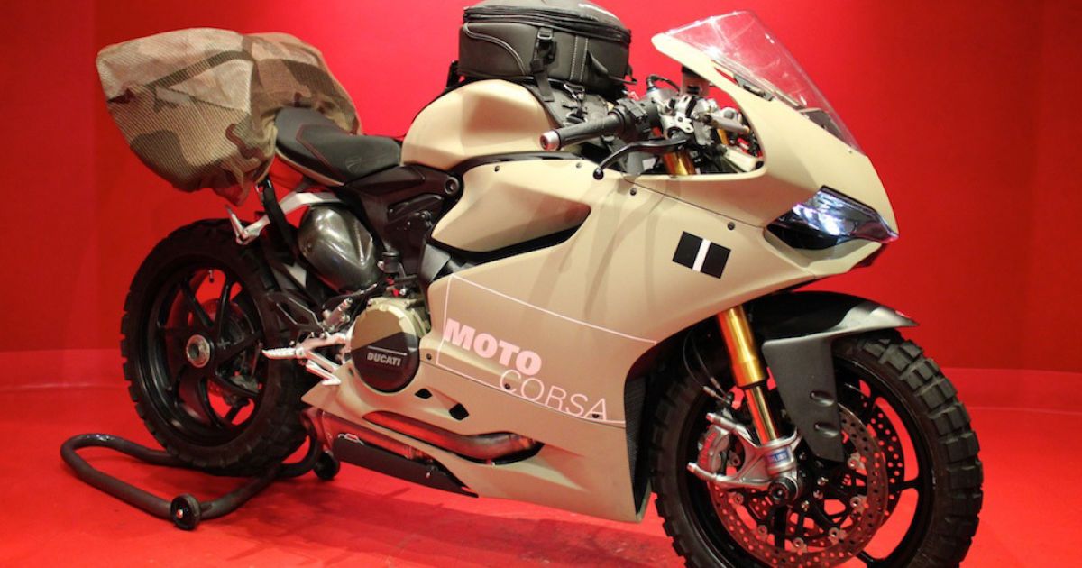 Американцы построили внедорожный спортбайк Ducati Panigale