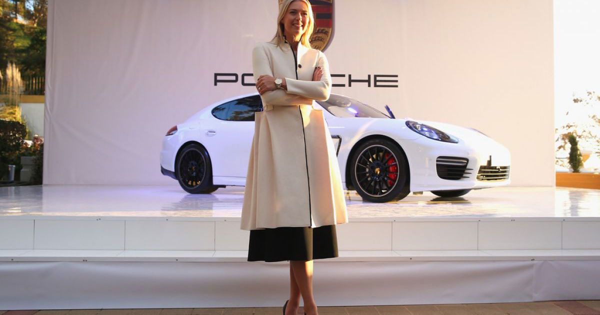 Мария Шарапова показала собственную версию Porsche Panamera