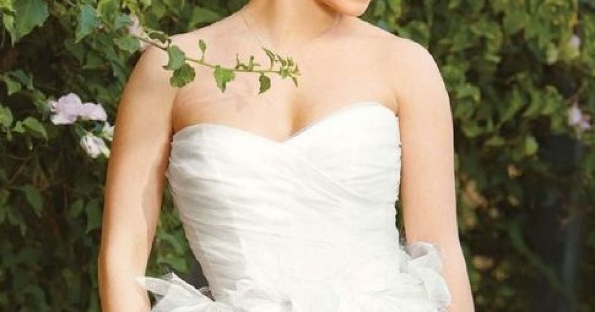 Хайден Панеттьери в образе невесты снялась в фотосессии для журнала Brides