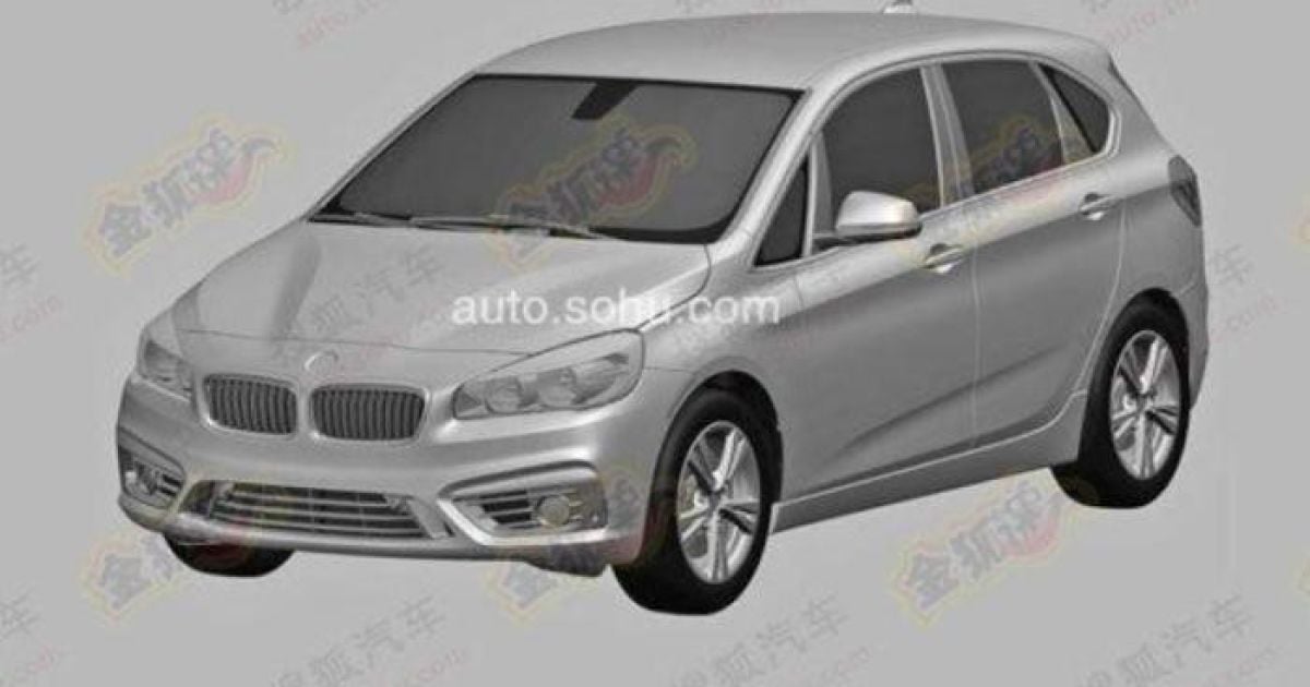 В Сеть просочились патентные изображения переднеприводной модели от BMW