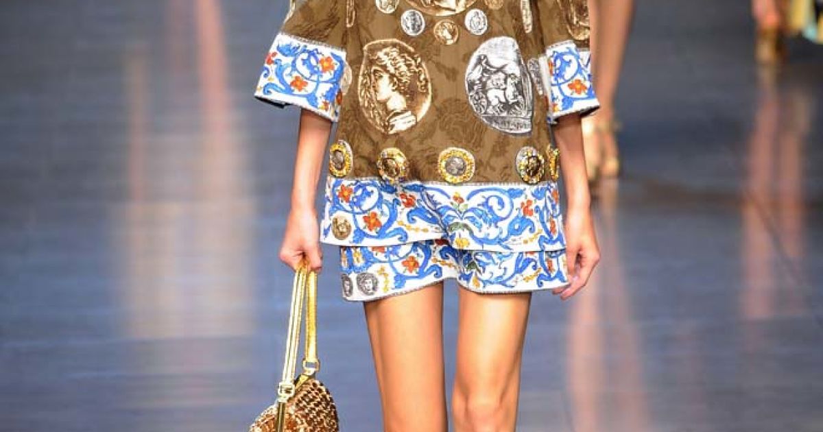 Коллекция&nbsp;Dolce&Gabbana прет-а-порте сезона весна-лето 2014 / © East News