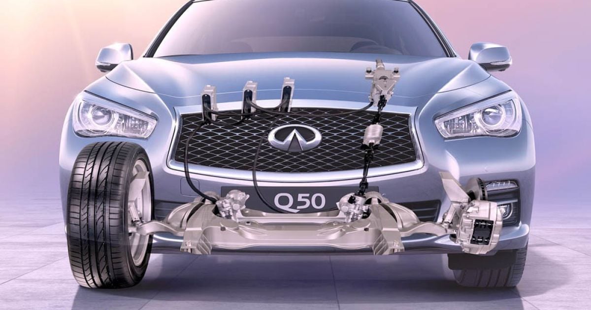 Infiniti Q50 получит инновационное рулевое управление
