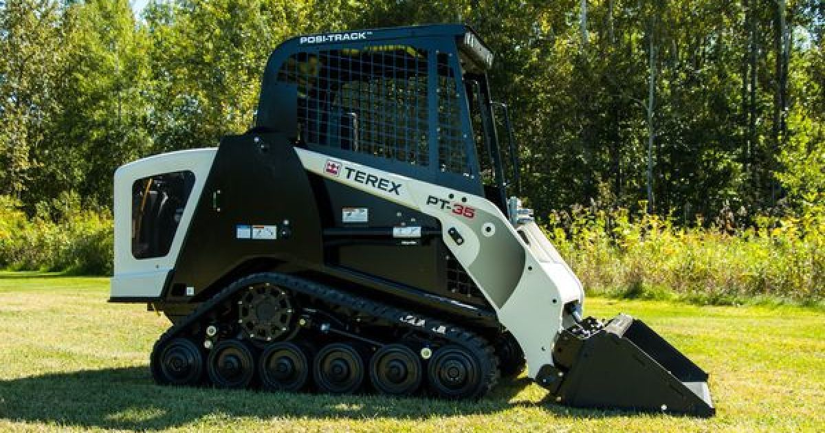 Terex выпустила новый малогабаритный гусеничный погрузчик