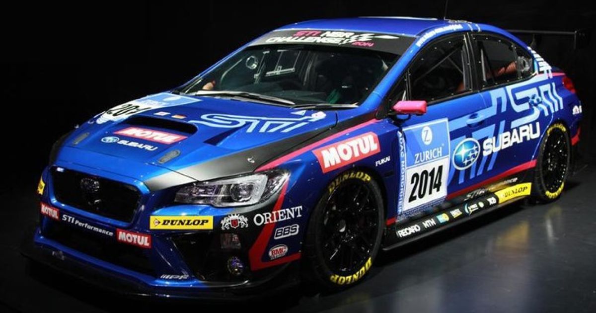 Subaru представила WRX STI для участия в гонках на выносливость
