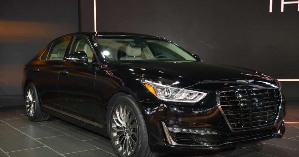 В Детройте Hyundai представил роскошный седан Genesis G90