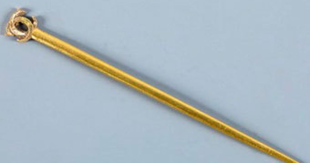 Королевскую булавку нашли в уборной