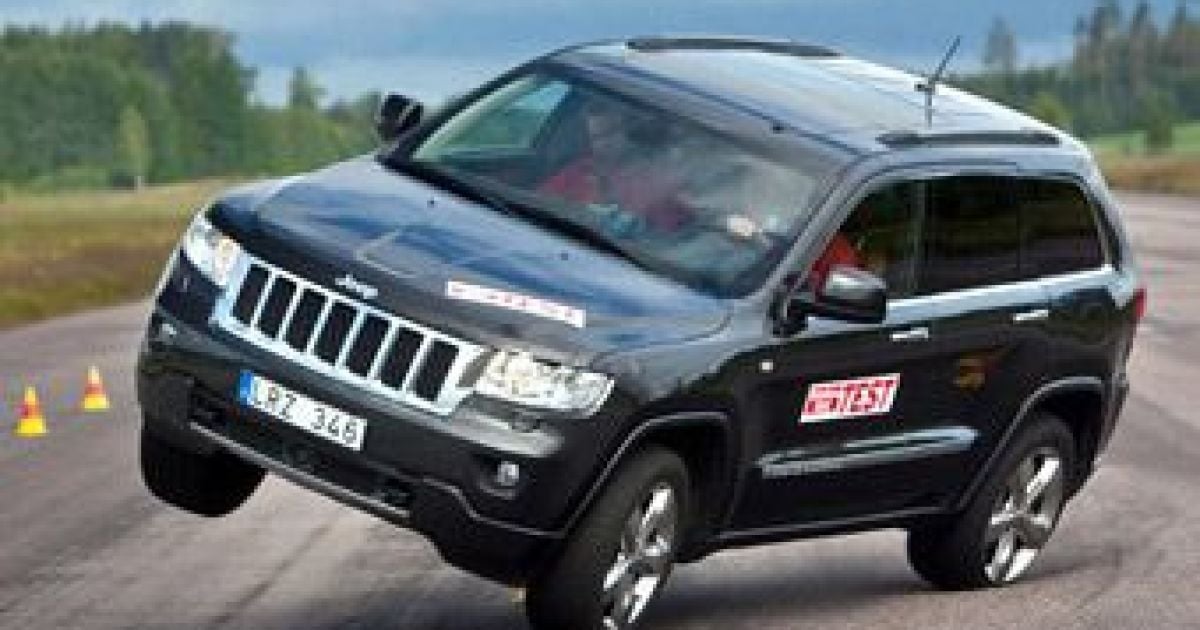 Jeep Grand Cherokee провалил "лосиный тест"