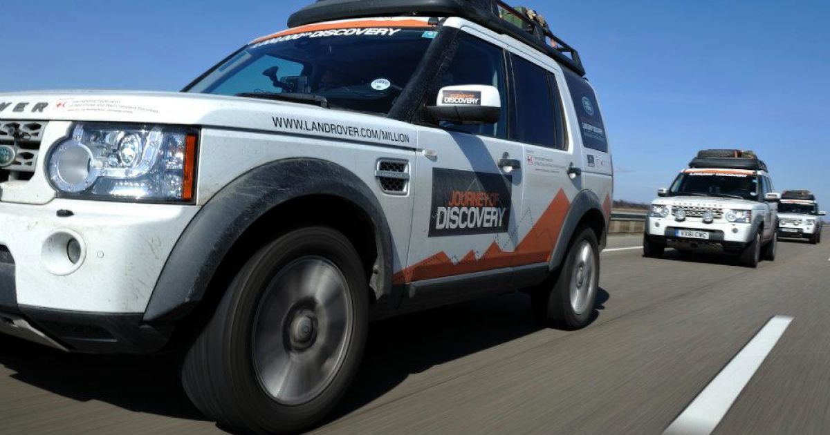 Экспедиция Land Rover покинула Украину