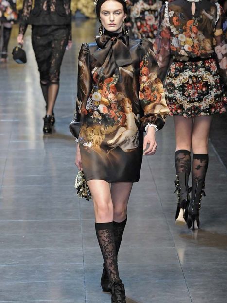 Dolce & Gabbana  коллекция прет-а-порте сезона осень-зима 2012-2013 / © East News