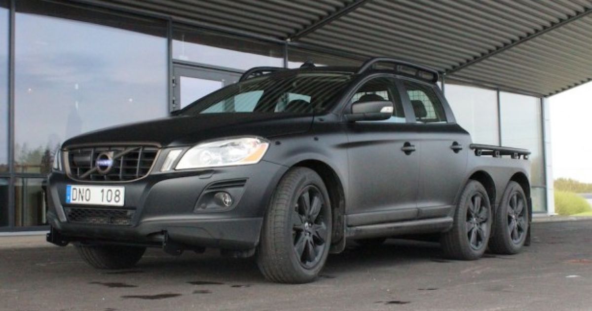 Volvo построила шестиколесный XC60