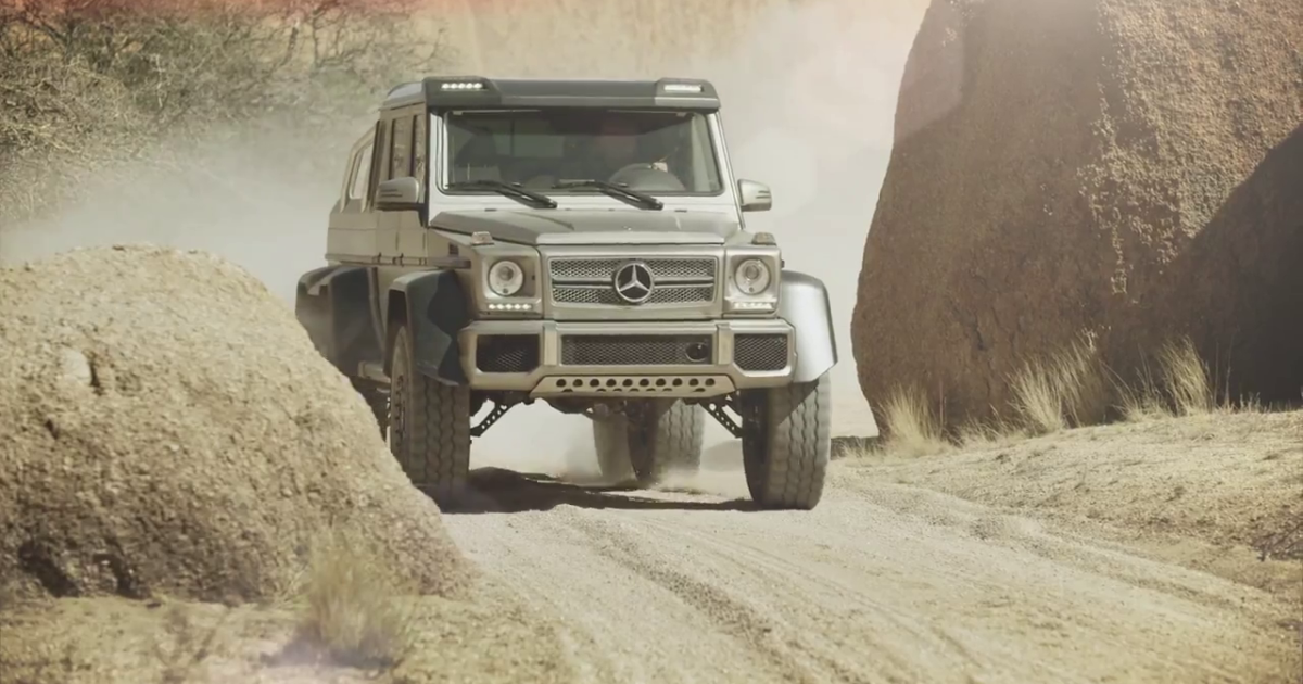 Mercedes официально рассекретил модель G63 AMG 6x6 (Видео)