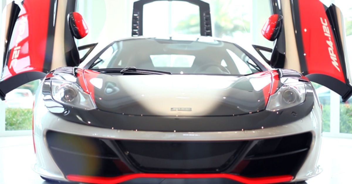 Эксклюзивное издание McLaren MP4-12C продемонстрировали в США (Видео)