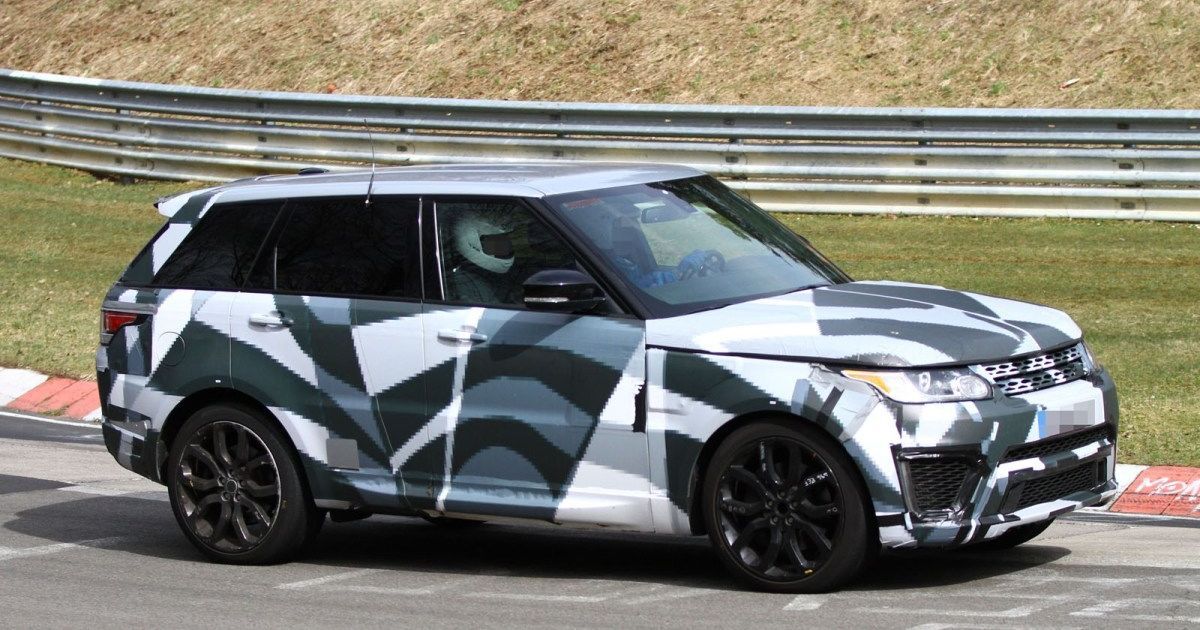 Land Rover вывел на тесты "заряженную" версию Range Rover Sport
