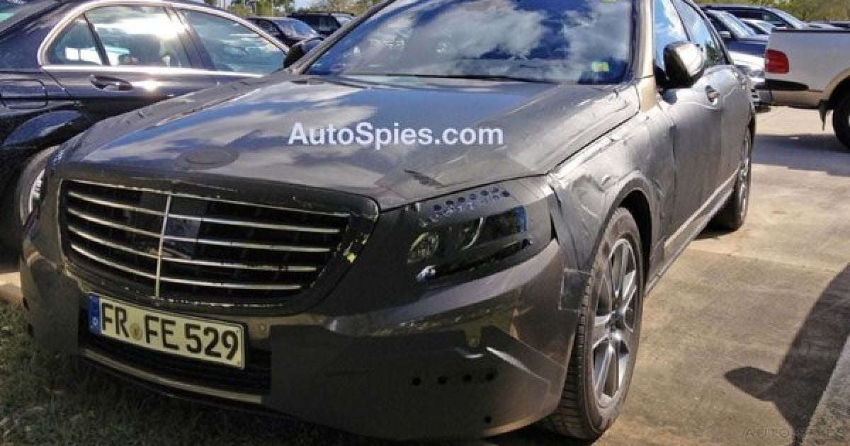 Папарацци рассекретили салон нового Mercedes-Benz S-класса