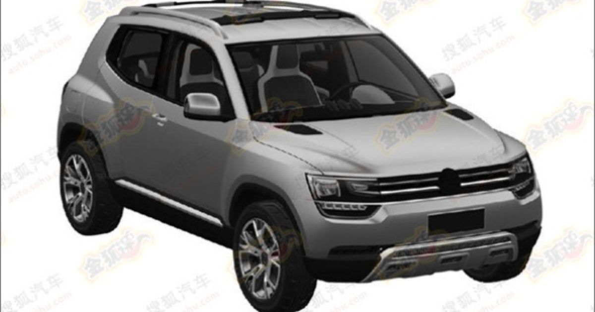 В Сеть попали патентные изображения нового Volkswagen Taigun