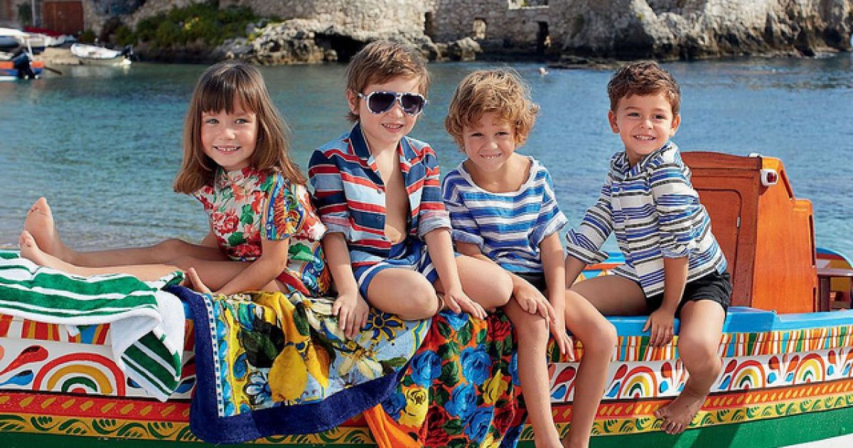 Детская мода: весенний лукбук от Dolce&Gabbana