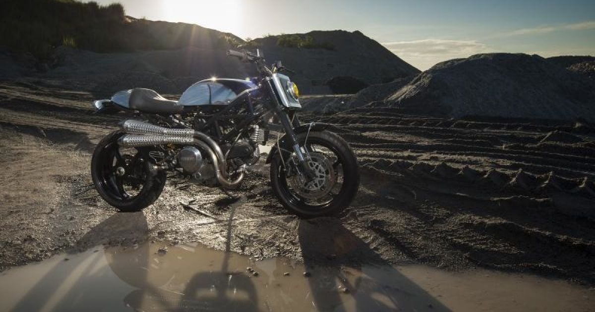 Мастерская Benjie's Café Racers построила кастом "Monster Tracker"