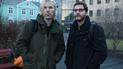Бенедикт Камбербэтч на съемках фильма The Fifth Estate