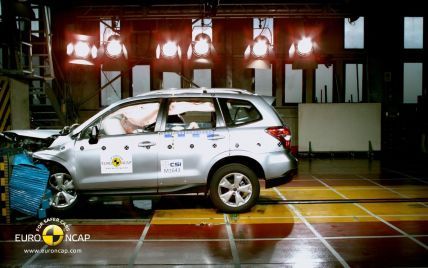 Новый Subaru Forester завоевал высшую оценку в краш-тестах Euro NCAP (Видео)