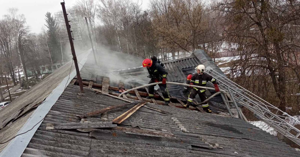 пожежа у Шепетівці_1 / © Головне управління ДСНС України у Хмельницькій області