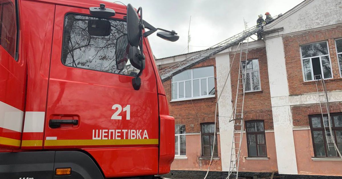 пожежа у Шепетівці_4 / © Головне управління ДСНС України у Хмельницькій області
