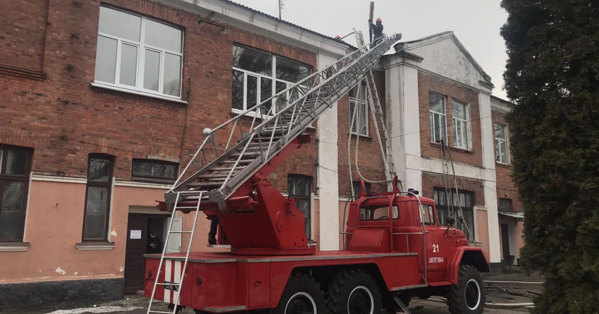 пожежа у Шепетівці_2 / © Головне управління ДСНС України у Хмельницькій області