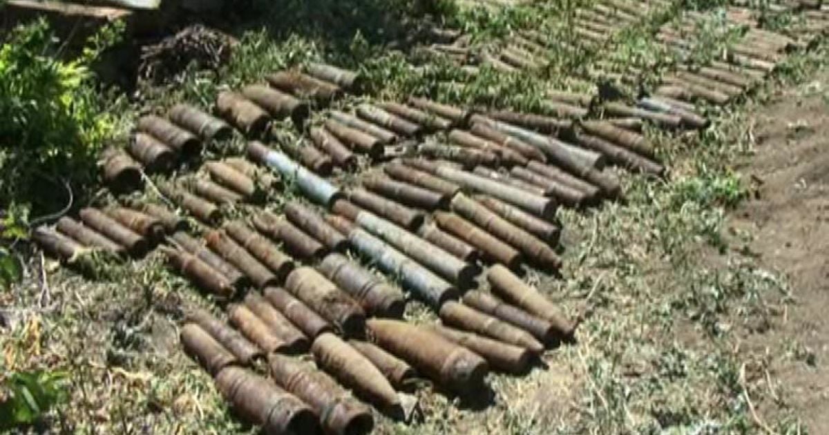 На Запоріжжі розкопали арсенал зі снарядами часів війни